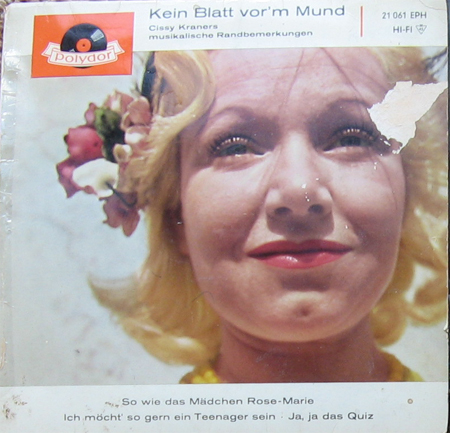 Albumcover Cissy Kraner - Kein Blatt vorm Mund - Cissy Kranbers musikalische ...