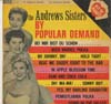 Cover: Andrews Sisters - by Popular Demand