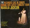 Cover: Jackson, Mahalia - Recored Live in Europe During Her Latest Concert Tour