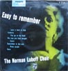 Cover: Luboff, Norman (Chor) - Easy To Remember (25 cm)