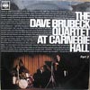 Cover: Dave Brubeck - At Carnegie Hall Part 2 (Feb 22nd, 1963)