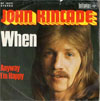 Cover: John Kincade - When / Anyway Im Happy