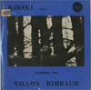 Cover: Klaus Kinski - Balladen von Villon - Rimbaud (25 cm)